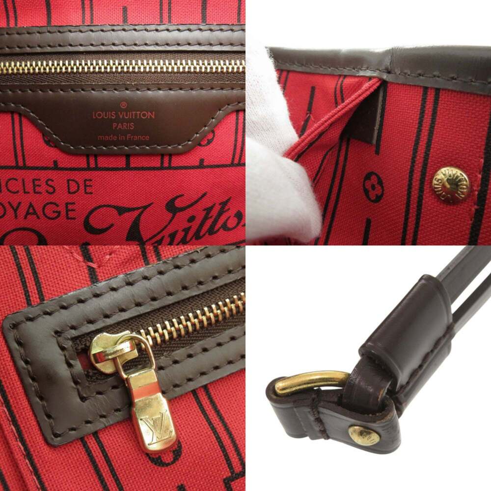 LOUIS VUITTON Brown Damier Neverfull PM Tote Bag - Picture 8 of 10